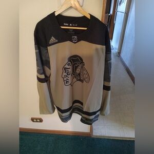 Chicago Blackhawks adidas men’s NHL camo jersey 56